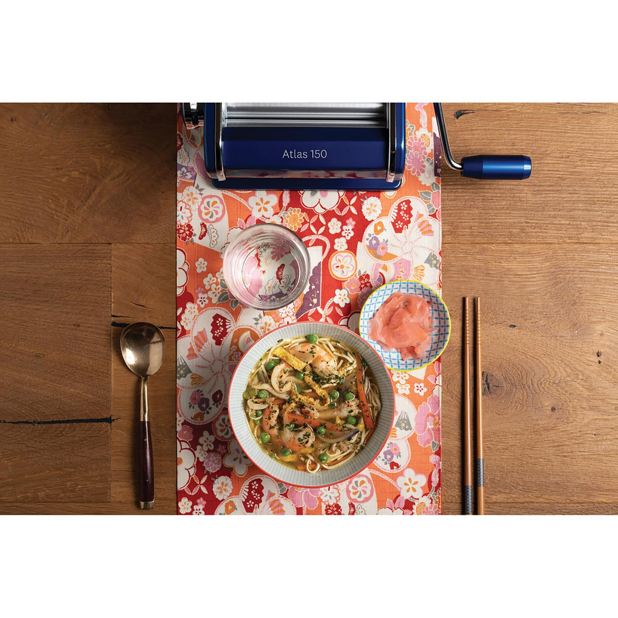 Marcato Atlas 150 Pasta Maker - Dark Blue - Made in Italy
