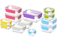 12pc Glasslock Premium Oven Safe Clear Glass Container Food Storage Set w/ Lid