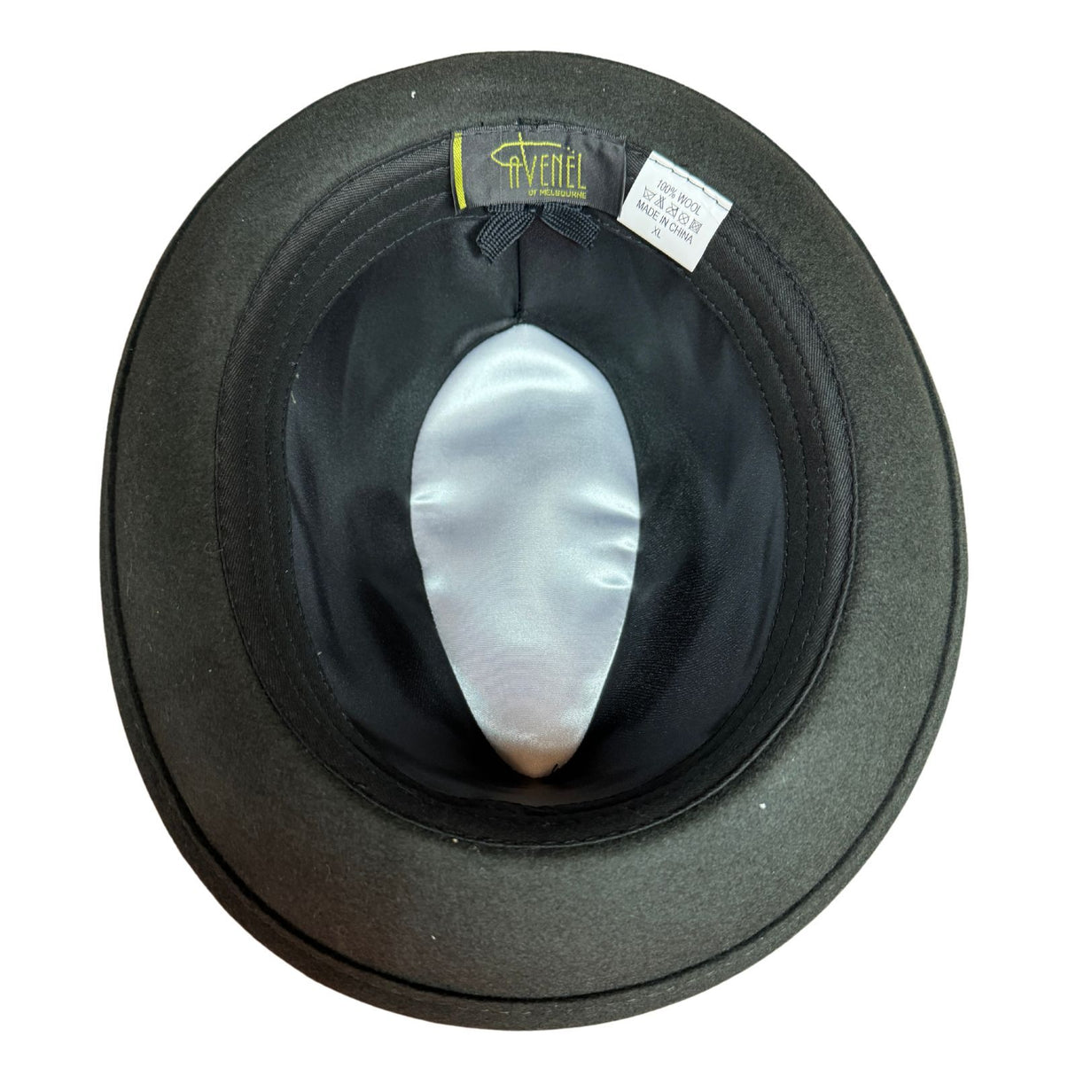 Avenel Mens 100% Wool Gangster Felt Hat - Loden Green (Petersham & Feather Trim)