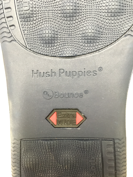 HUSH PUPPIES Mens Dusty Leather Shoes Soft Casual or Formal - Navy Nubuck