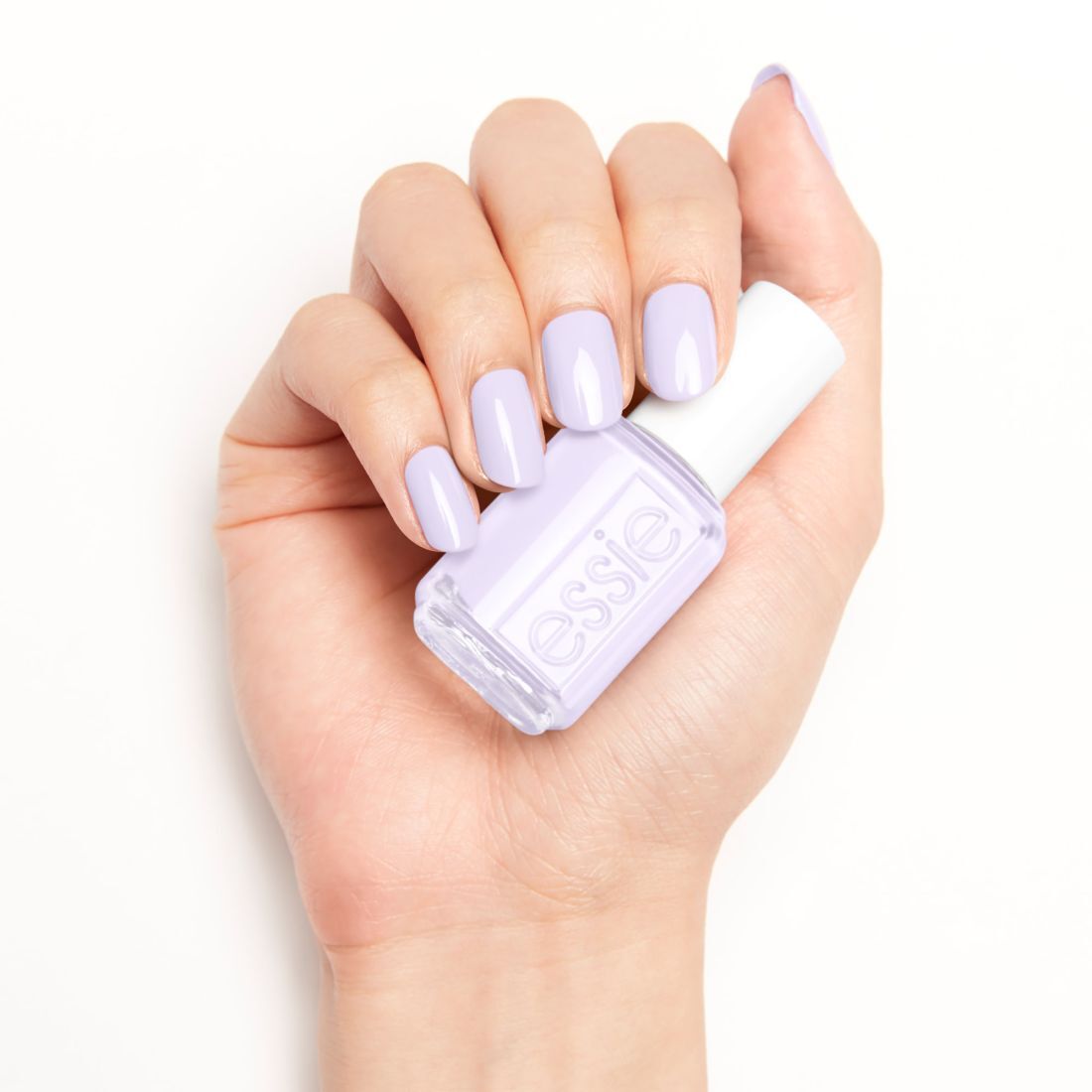 Essie Nail Lacquer Polish in Light Purple Glossy Finish - 942 Cool And Collected