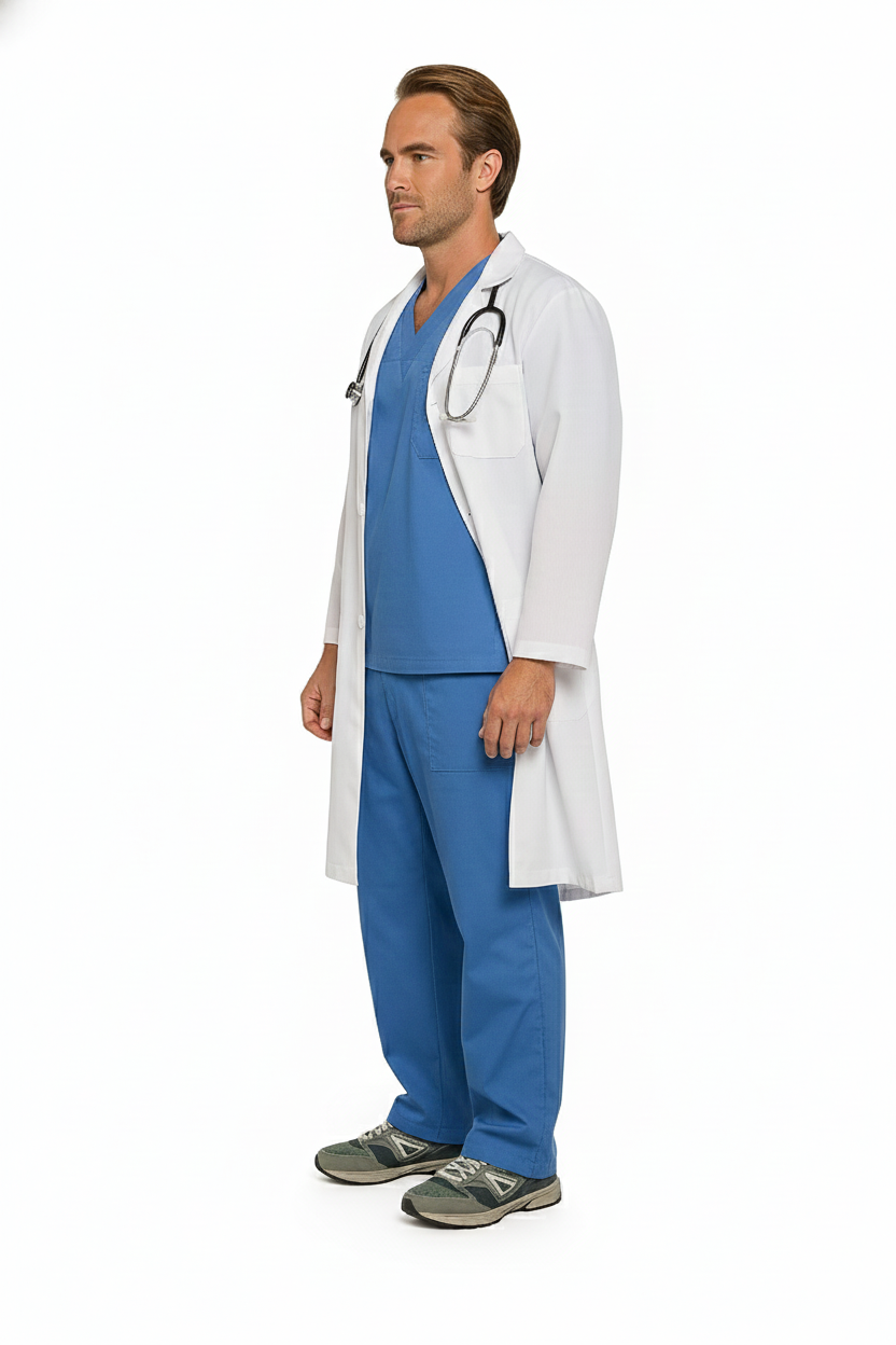 Plus Size Mens Doctor Costume King Big & Tall Party Hospital Fancy Dress