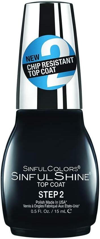 Sinful Colors 15ml Nail Polish Shine Top Coat - 2644