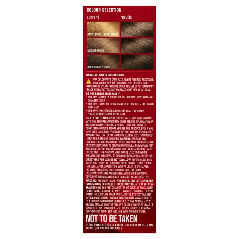 Revlon ColorSilk 20 Brown Black Permanent 3D Hair Colour w/ Keratin - Brown/Black