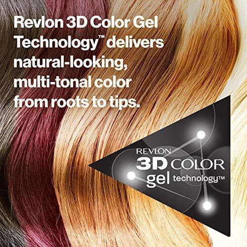 Revlon ColorSilk Beautiful 3D Permanent Hair Colour Keratin - 40 Medium Ash Brown