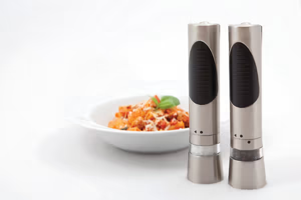 Cole & Mason Richmond Electronic Salt & Pepper Shakers Mill Gift Set Electric