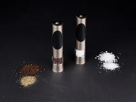 Cole & Mason Richmond Electronic Salt & Pepper Shakers Mill Gift Set Electric