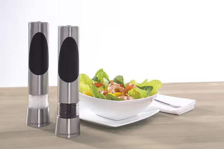 Cole & Mason Richmond Electronic Salt & Pepper Shakers Mill Gift Set Electric