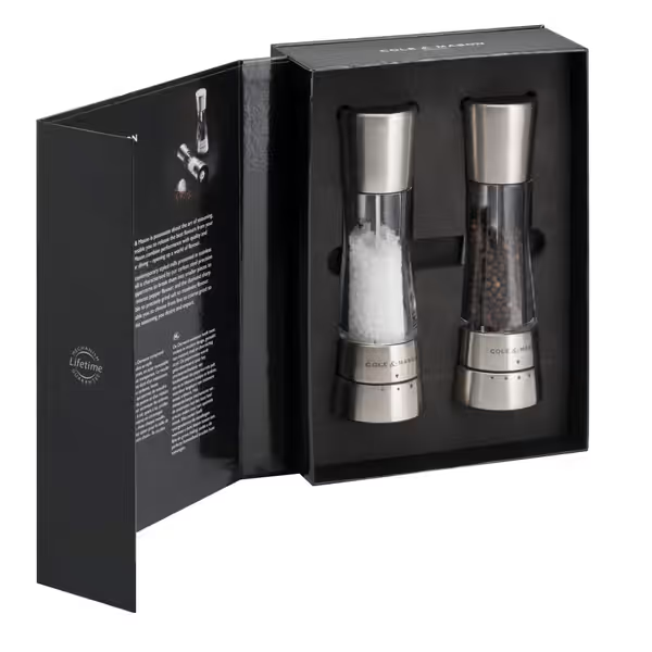 Cole & Mason Derwent Salt & Pepper Shaker Mill Gift Set - Stainless Steel