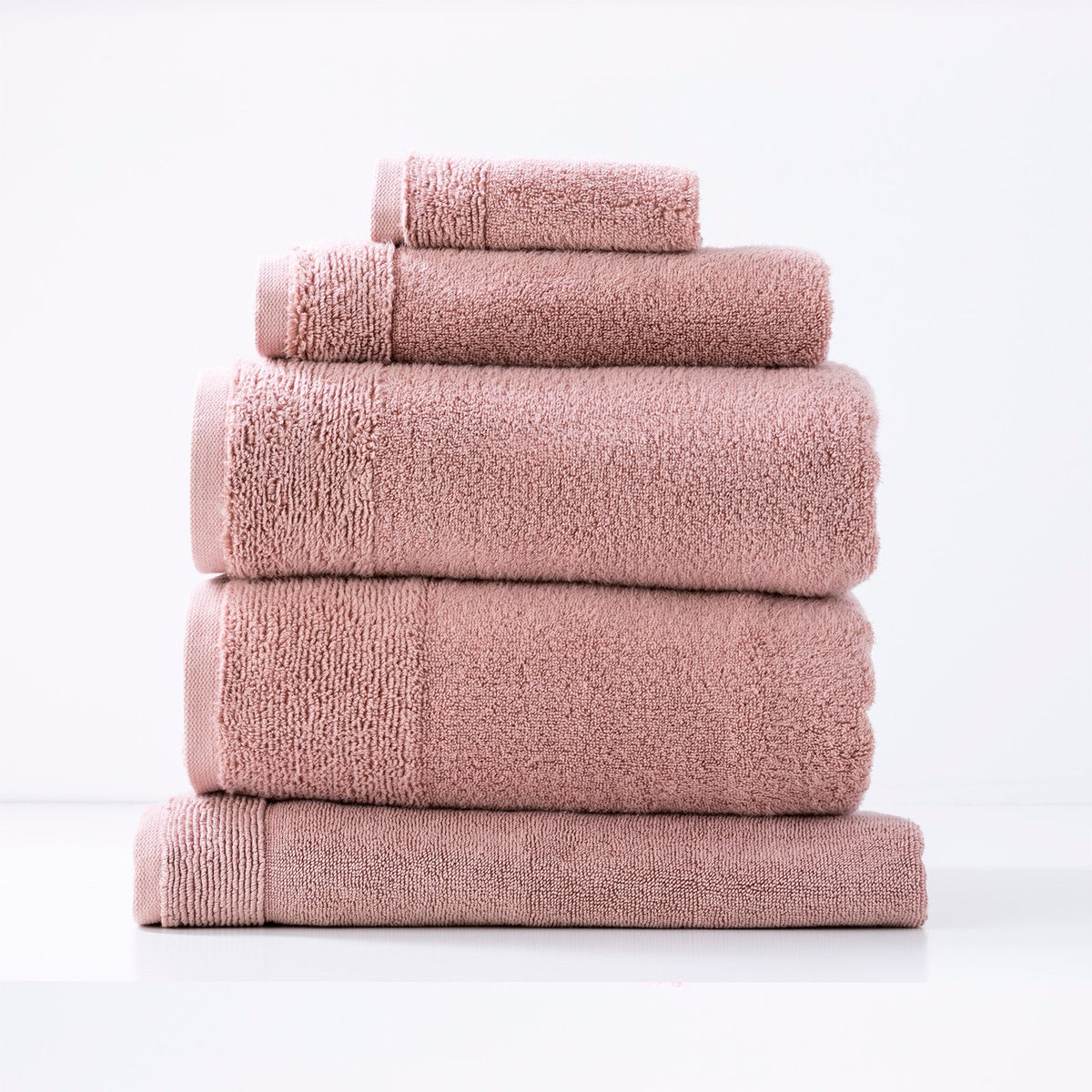 Renee Taylor Aireys 650 GSM Zero Twist Cotton Towels - Cherwood (Bath, Hand & Face Towel/Bath Sheet & Bath Mat)