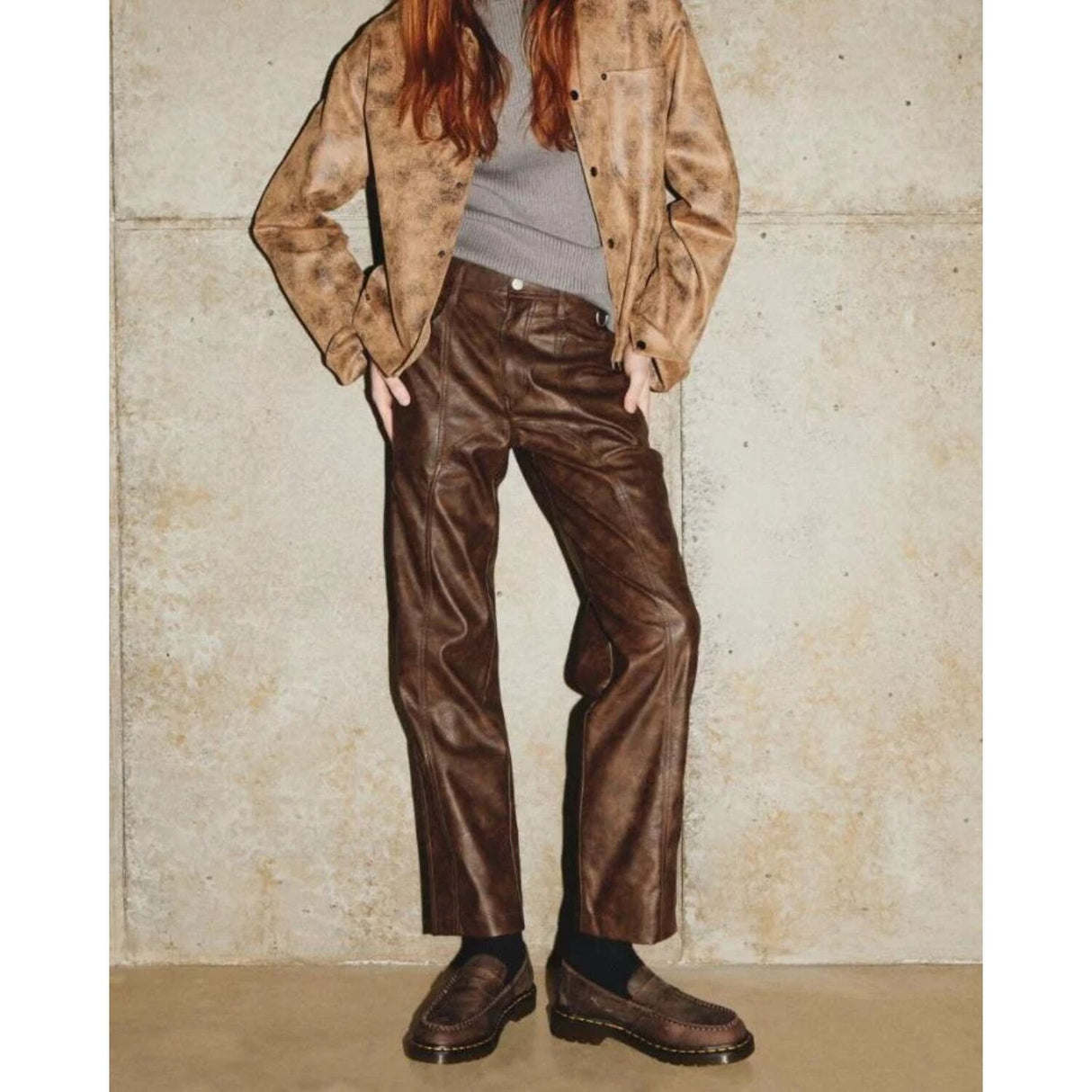 Dr. Martens Penton Loafer Crazy Horse Leather Goodyear Welt AirWair Sole in Dark Brown