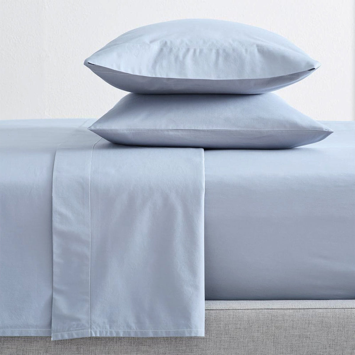 Renee Taylor Kids 300TC Organic Cotton Sheet Set - Baby Blue (GOTS Certified)