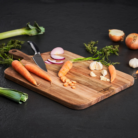 Cole & Mason Barkway Acacia Chopping & Serving Board - Medium (D46.1 x W27.5 x H2.1cm)