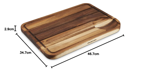 Cole & Mason Berden Acacia Carving Cutting Chopping Serving Board
