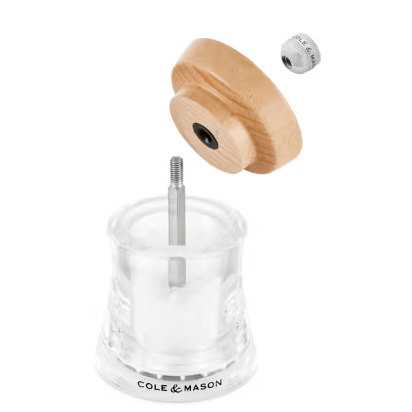 Cole & Mason Holborn 95mm Black Wood Salt Shaker Mill