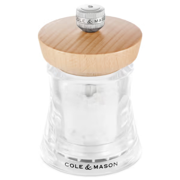 Cole & Mason Holborn 95mm Black Wood Salt Shaker Mill