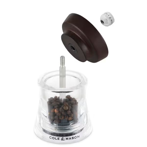 Cole & Mason Holborn 95mm Black Wood Pepper Shaker Mill
