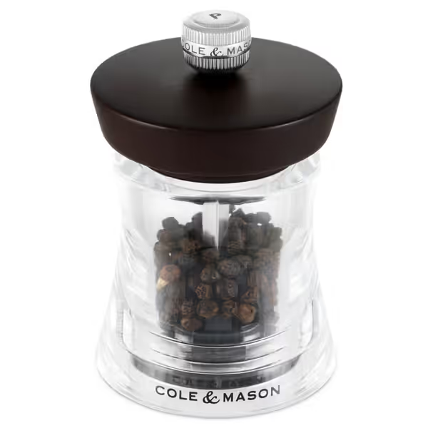 Cole & Mason Holborn 95mm Black Wood Pepper Shaker Mill