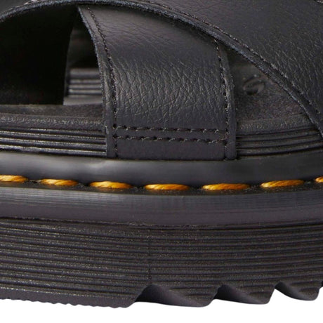 Dr. Martens Voss II Sandals Athena Leather Adjustable Straps EVA Sole in Black