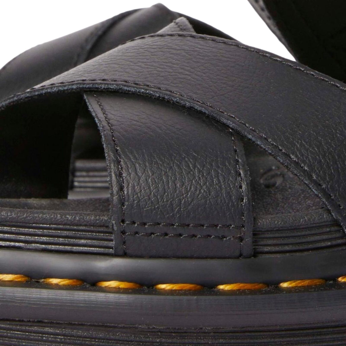 Dr. Martens Voss II Sandals Athena Leather Adjustable Straps EVA Sole in Black