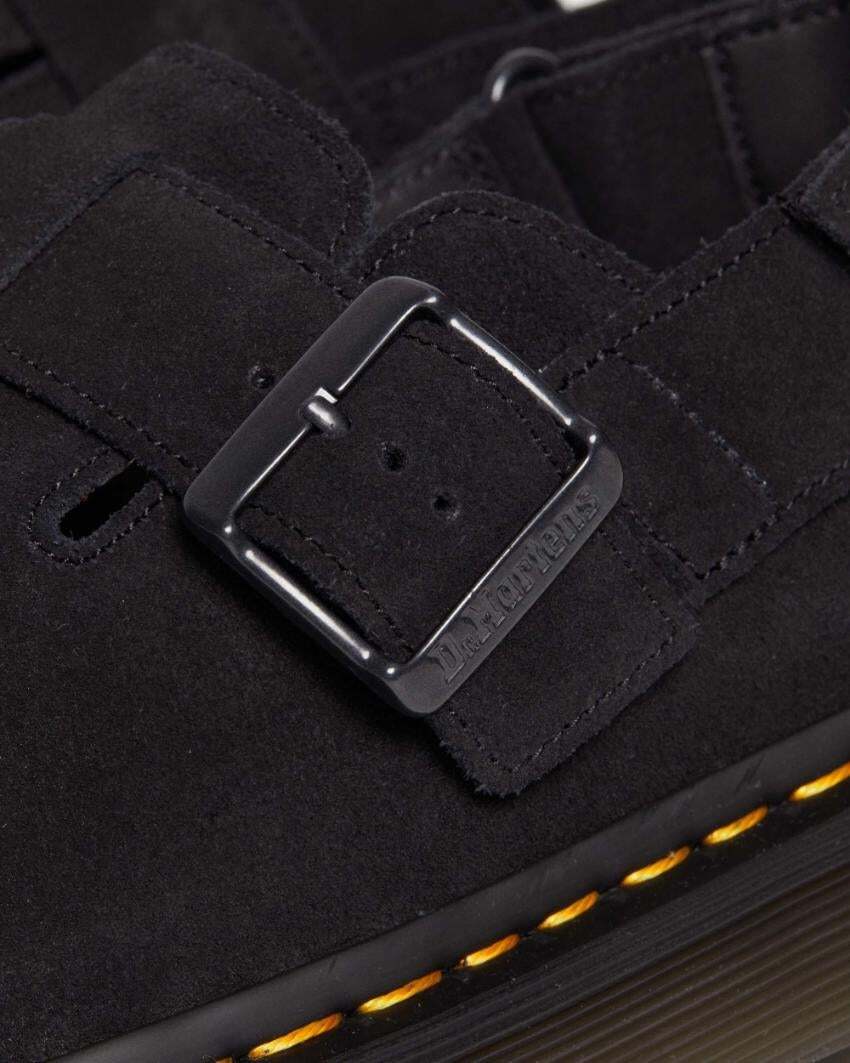 Dr. Martens Jorge II Sling Back Shoes Sandals Slip On in Black Suede