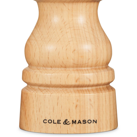 Cole & Mason London Salt & Pepper Shaker Mill Gift Set - Natural Beech - 130mm