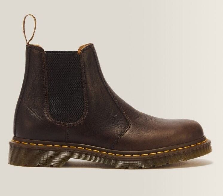 Dr. Martens 2976 Ambassador Chelsea Leather Boots - Dark Brown - UK 11