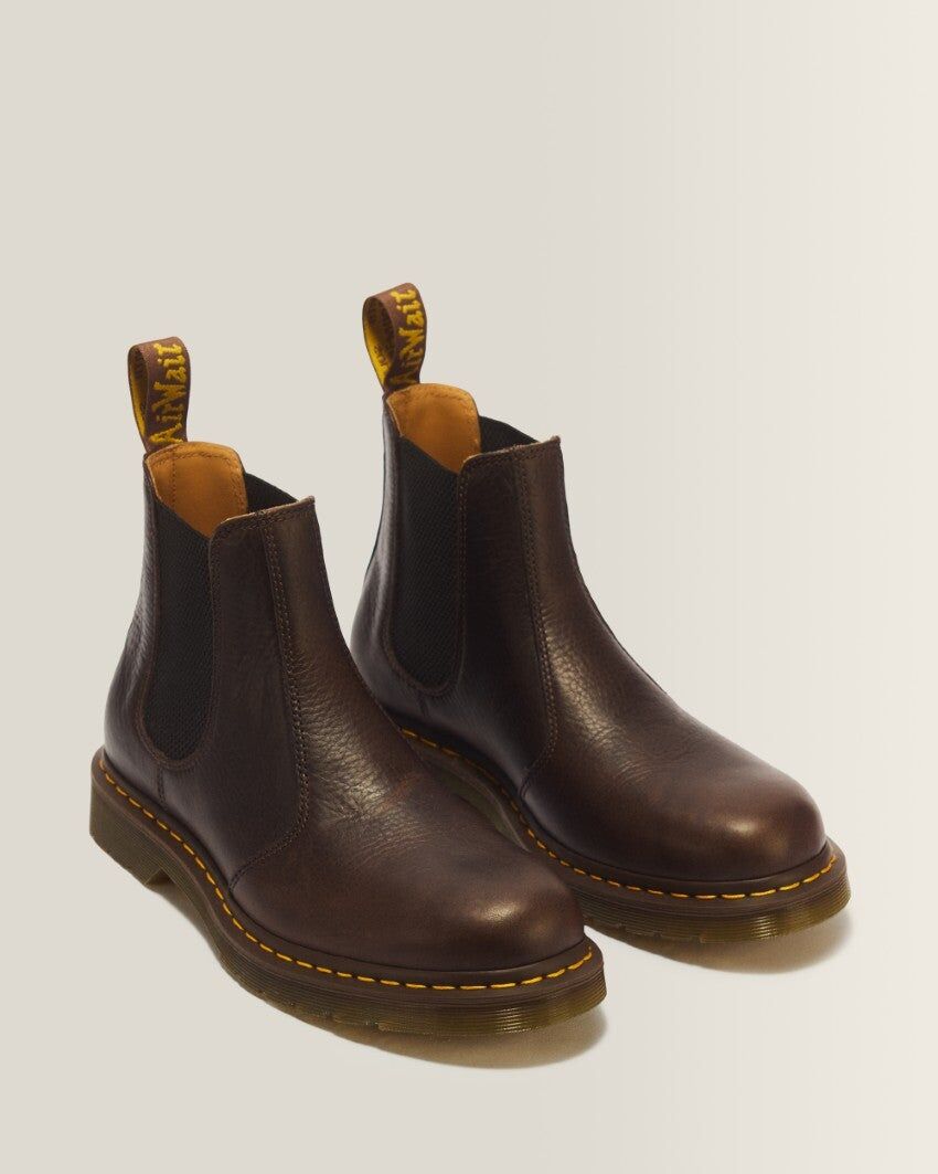 Dr. Martens 2976 Ambassador Chelsea Leather Boots - Dark Brown