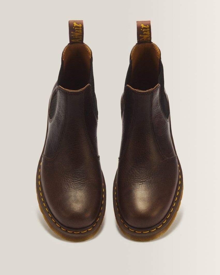 Dr. Martens 2976 Ambassador Chelsea Leather Boots - Dark Brown