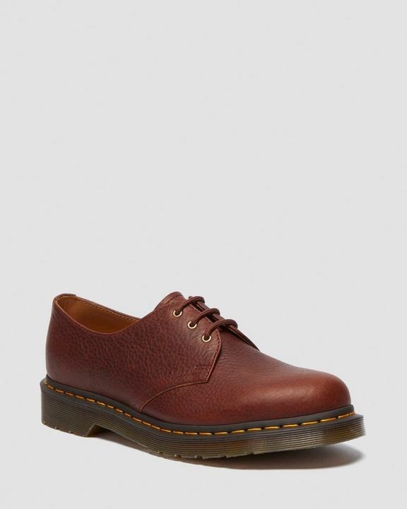 Dr. Martens 1461 Ambassador Oxford Leather Shoes (3 Eye Lace) - Cashew Brown