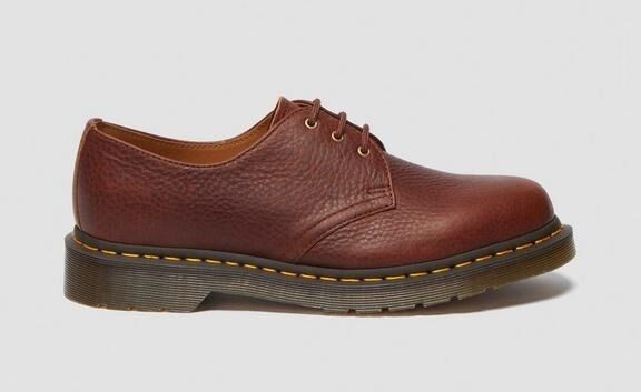 Dr. Martens 1461 Ambassador Oxford Leather Shoes (3 Eye Lace) - Cashew Brown