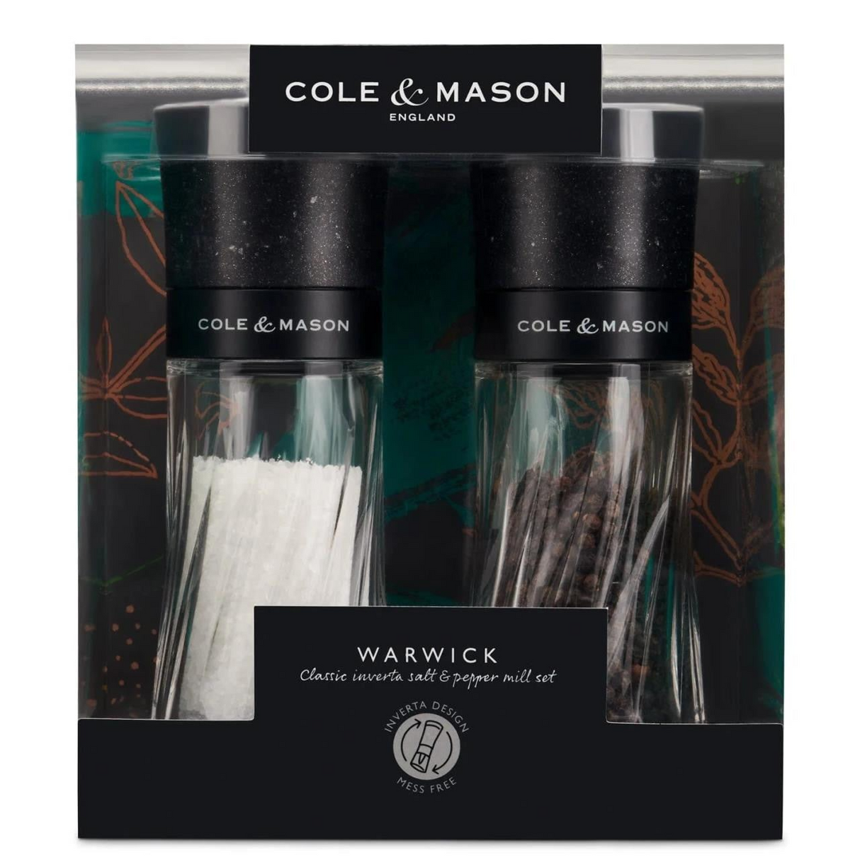 Cole & Mason Warwick Inverta Salt & Pepper Mill Set