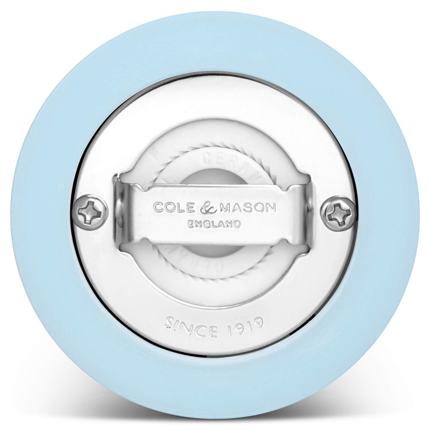 Cole & Mason Kenton Salt & Pepper Mill 150mm Adjustable Ceramic Grinder in Blue