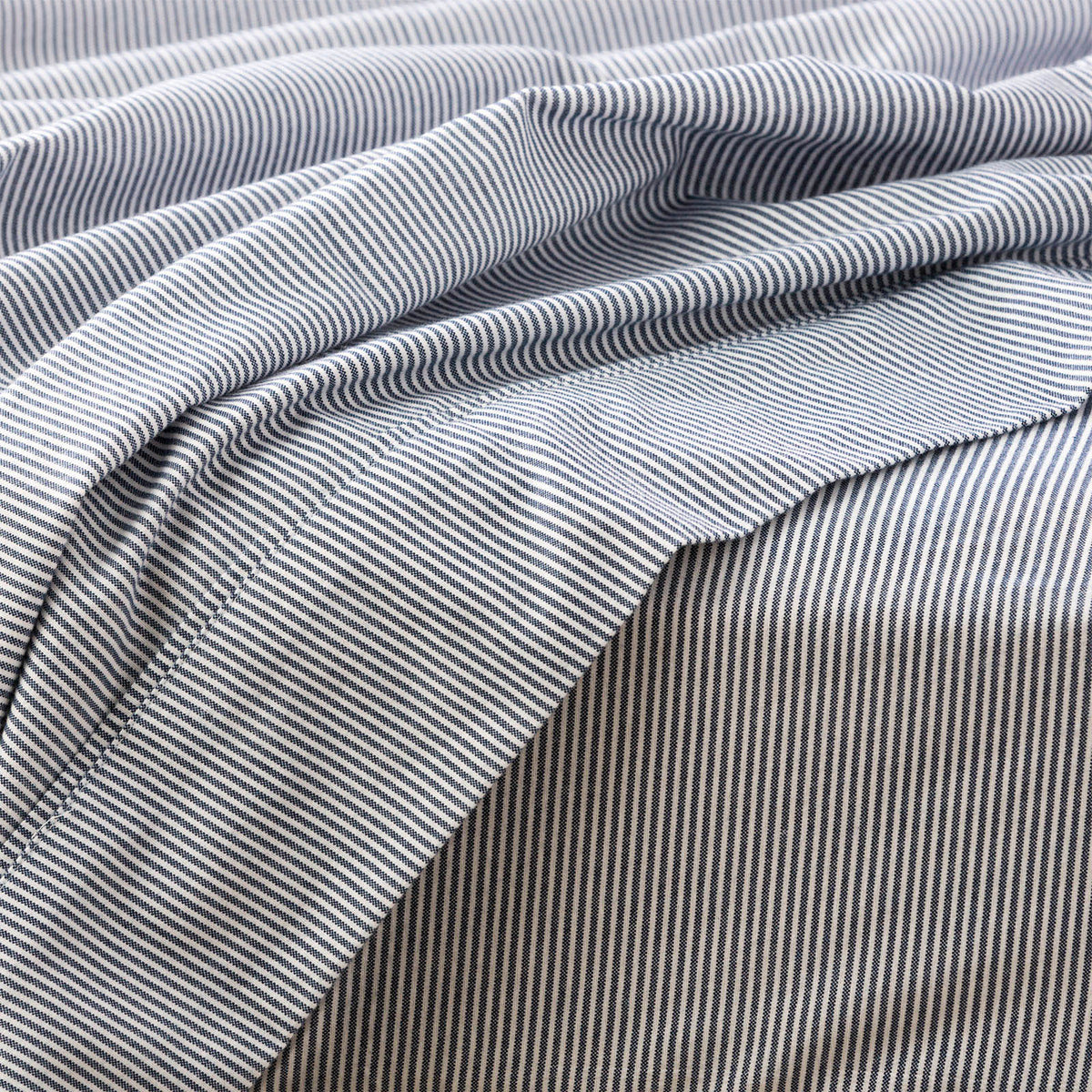 Park Avenue 175 GSM Egyptian Cotton Flannelette Bed Sheet Set - Striped