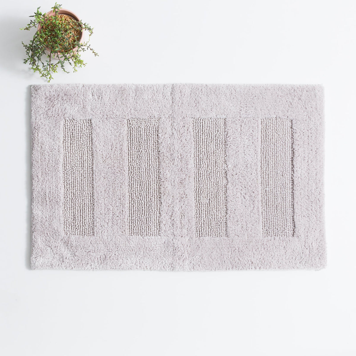 Renee Taylor Retreat Reversible Cotton Bath Mat - Sand (50 x 80cm)