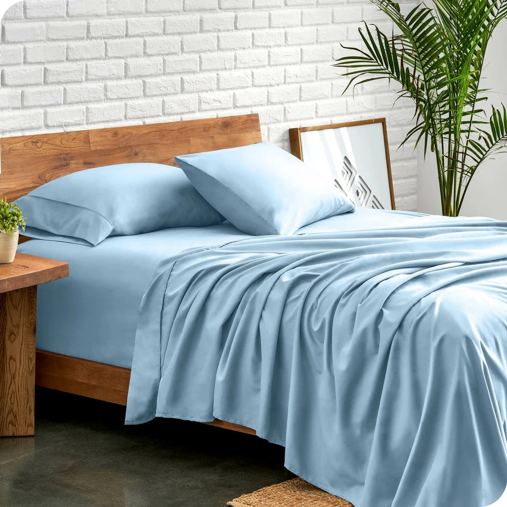 Ddecor Home 1500TC Premium Cotton Blend Bed Sheet Set - Seafoam (OEKO-TEX Certified)