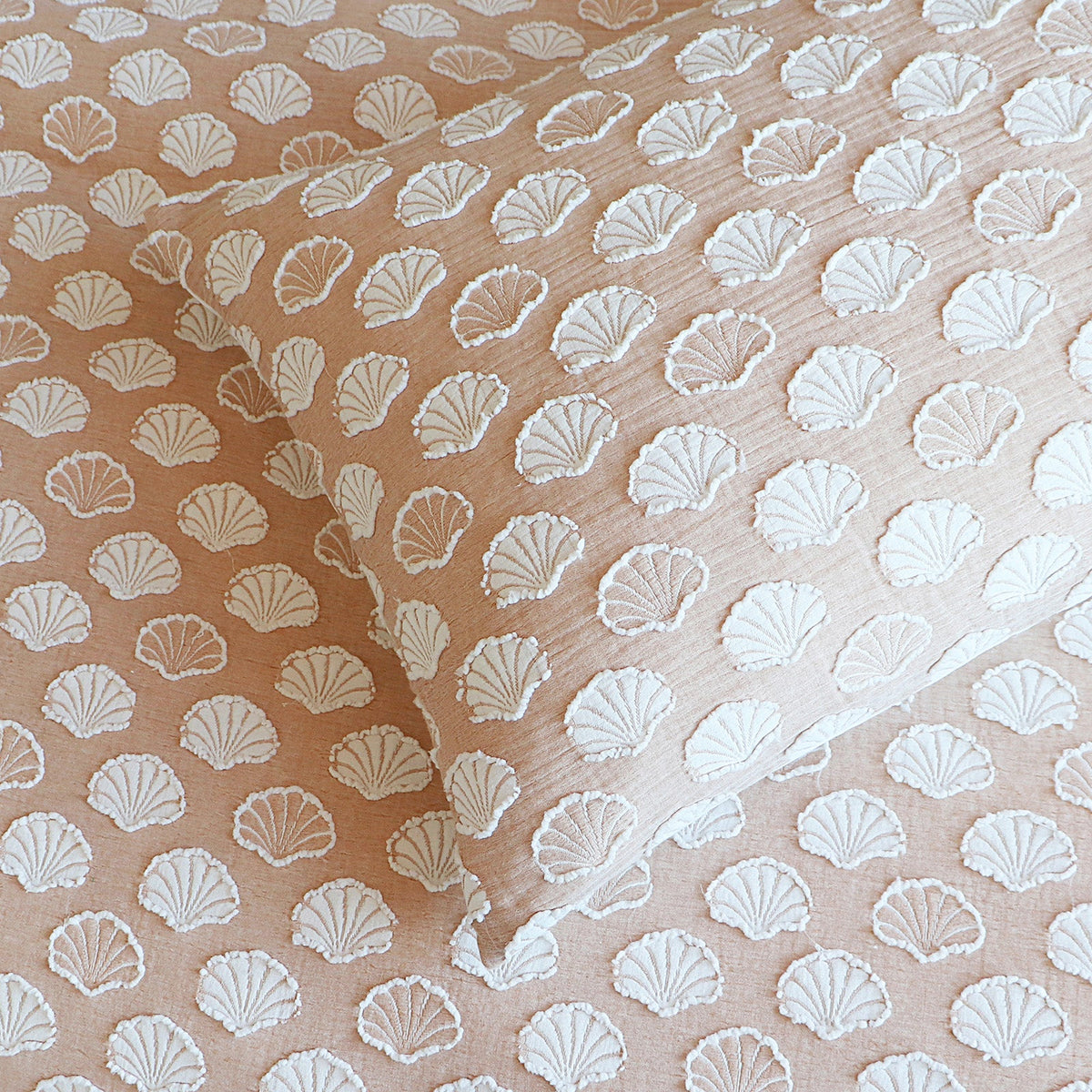 Renee Taylor Ariel Chenille Tufted Jacquard Quilt Cover Set (OEKO-TEX Certified)