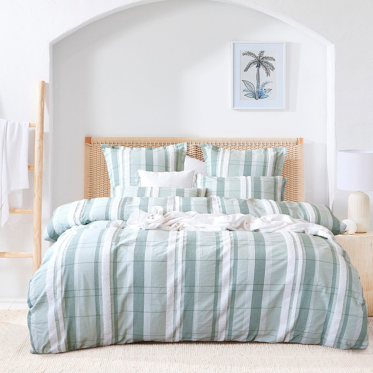 Renee Taylor Syracuse Cotton Blend Quilt Cover Set (OEKO-TEX Certified)