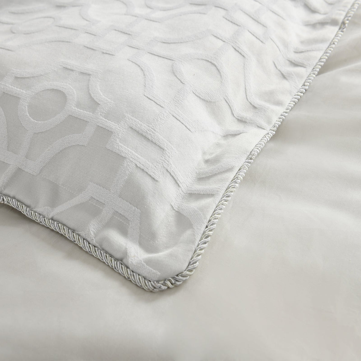 Renee Taylor Regalia Balmoral Geometric Quilt Cover Set (OEKO-TEX Certified)