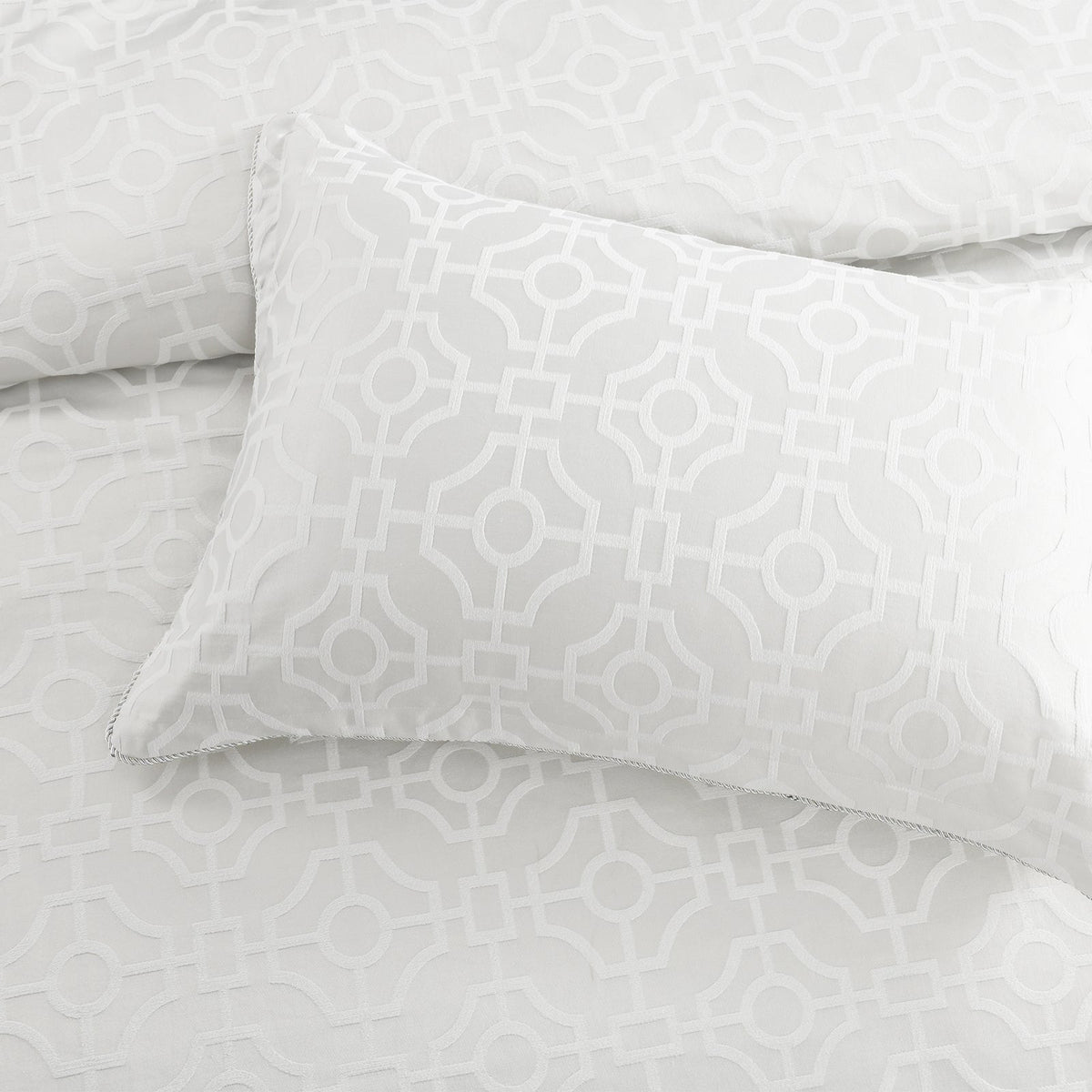 Renee Taylor Regalia Balmoral Geometric Quilt Cover Set (OEKO-TEX Certified)