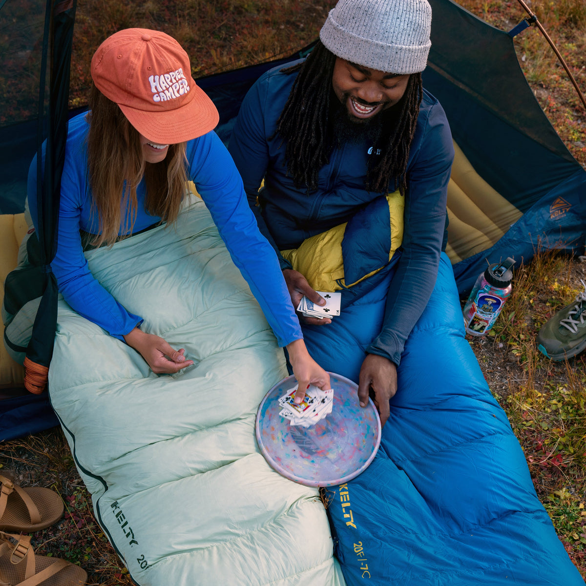 KELTY Cosmic Down 20 Sleeping Bag 550 Fill - Regular Right Zip (3-Season -7°C Rated)