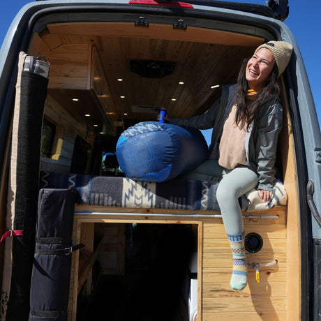 KELTY Tru.Comfort Doublewide 20 Deg 2 Person Sleeping Bag - Pageant Blue Hiker