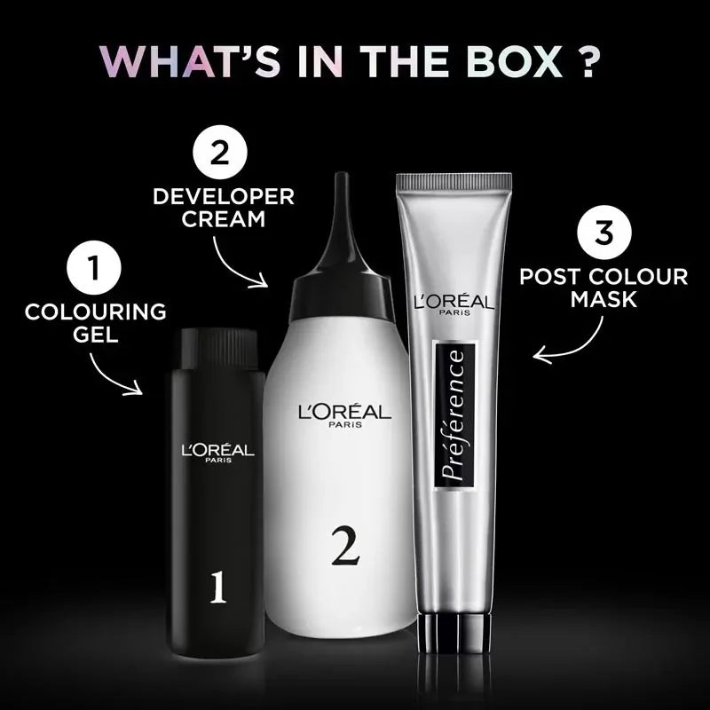 6x L'Oreal Paris Preference Vivids Permanent Hair Colour 5.664 Cherry Red