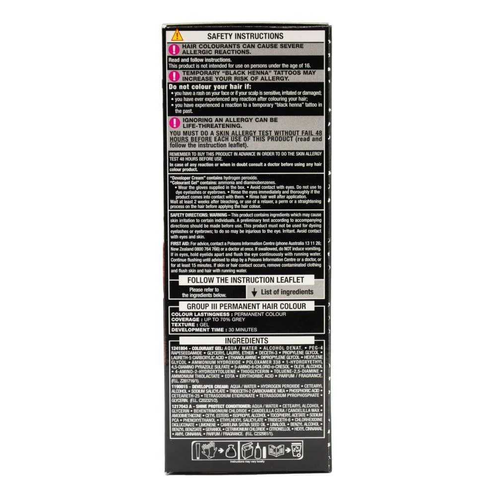 6x L'Oreal Paris Preference Vivids Permanent Hair Colour 5.664 Cherry Red