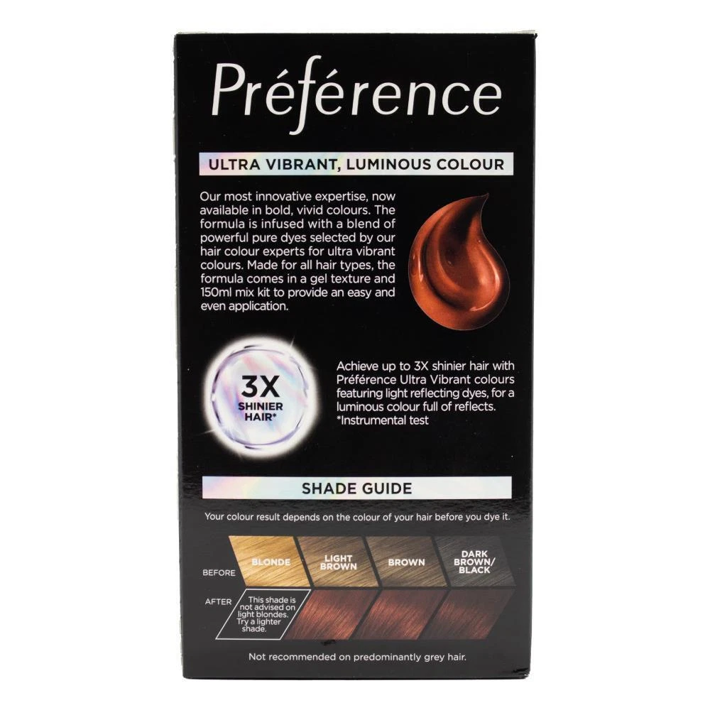 6x L'Oreal Paris Preference Vivids Permanent Hair Colour 5.664 Cherry Red