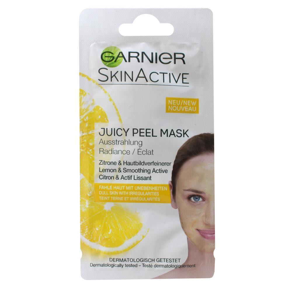 GARNIER 8mL Skin Active Juicy Peel Mask Lemon & Smoothing Active