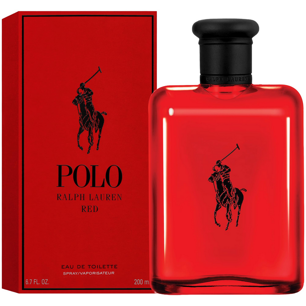 200ml Polo Ralph Lauren Red Eau De Toilette EDT Mens Fragrance
