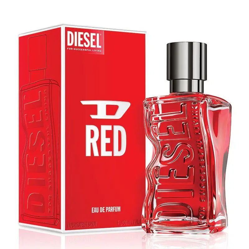 50ml Diesel D Red Eau De Parfum EDP Mens Fragrance