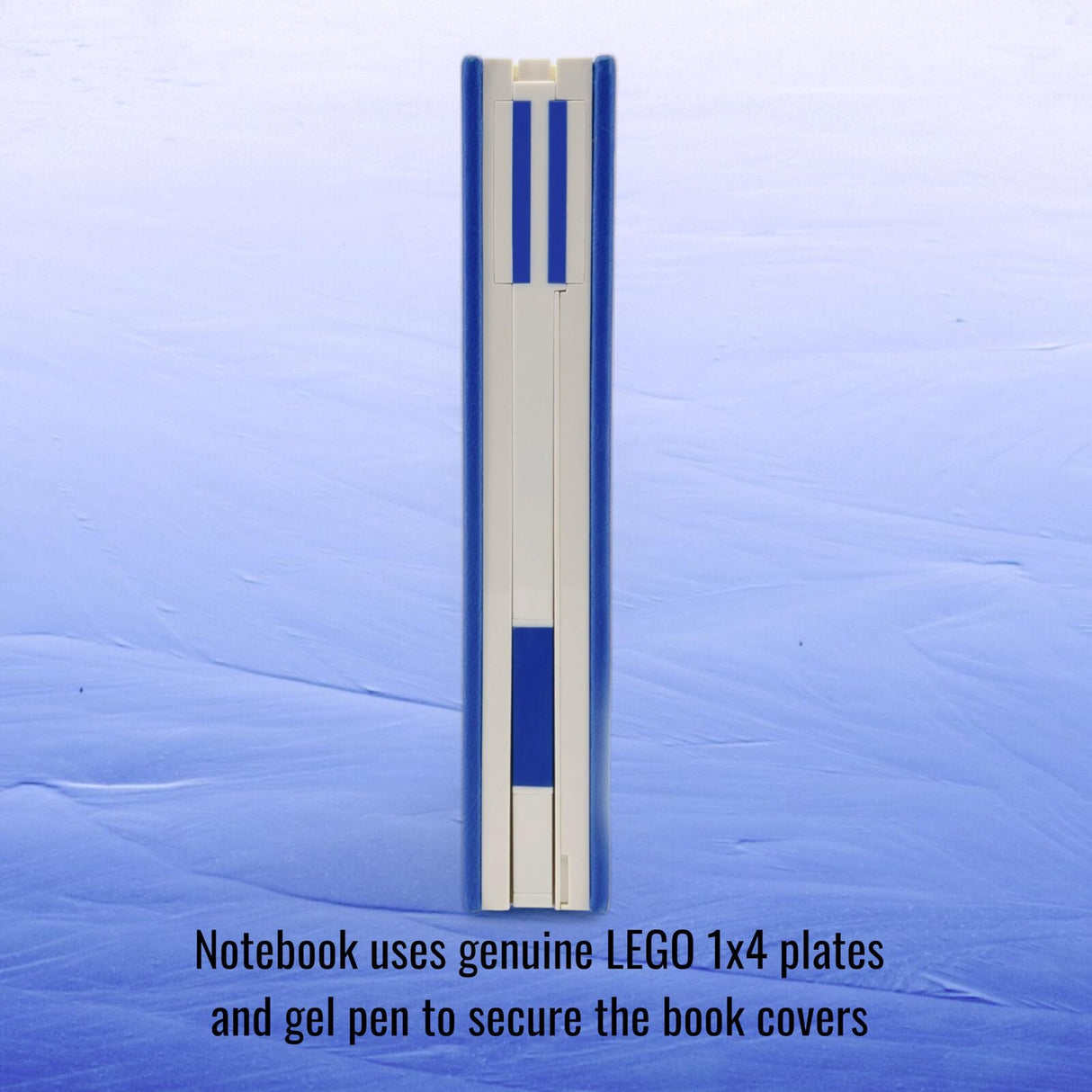 LEGO Locking Notebook with Gel Pen School Office Home in Blue