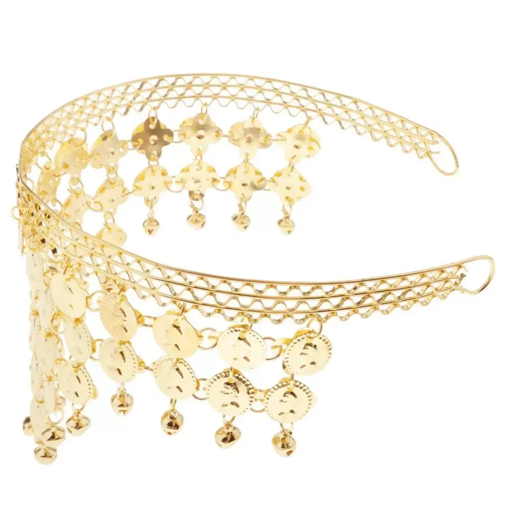 BELLY DANCE HEADBAND Indian Fancy Dress Costume Gypsy Bollywood Tribal Boho